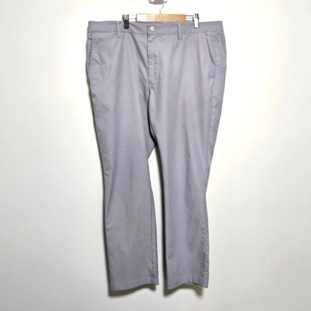 Bonobos Golf Pants 38x30 Tailored Fit Light‎ Grey Stretch Performance Athleisure